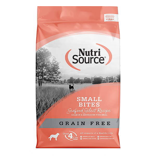 Small Bites Seafood Select Salmon Recipe Grain-Free Dry Dog Food