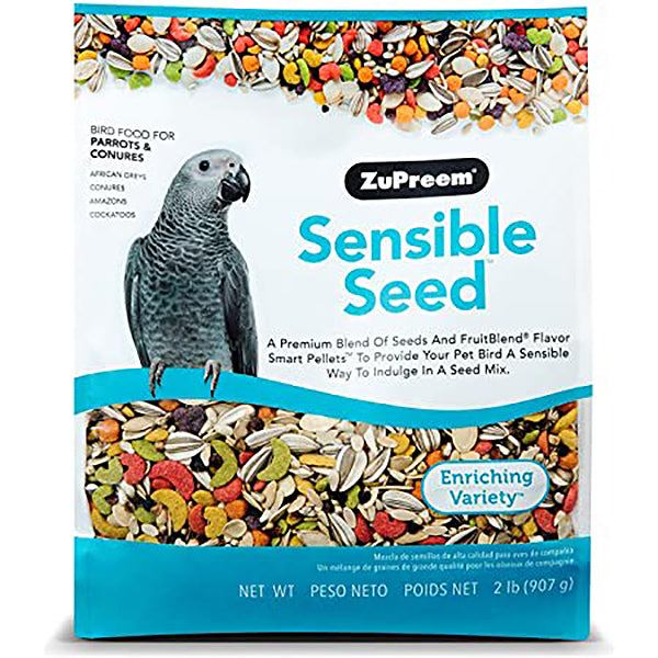 Sensible Seed Blend of Seeds & Pellets Parrot & Conure Bird Food
