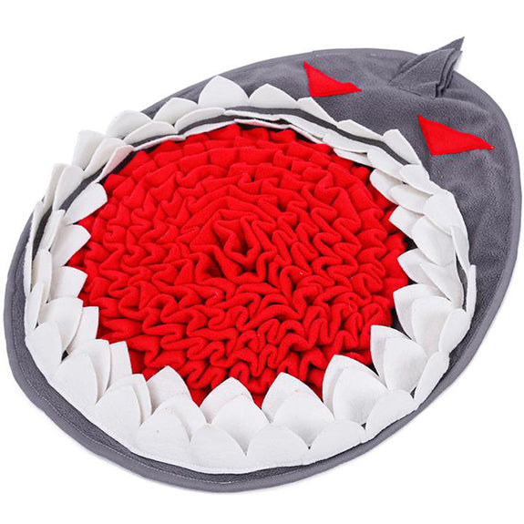 Shark Snuffle Mat Slow Feeding Dog Toy