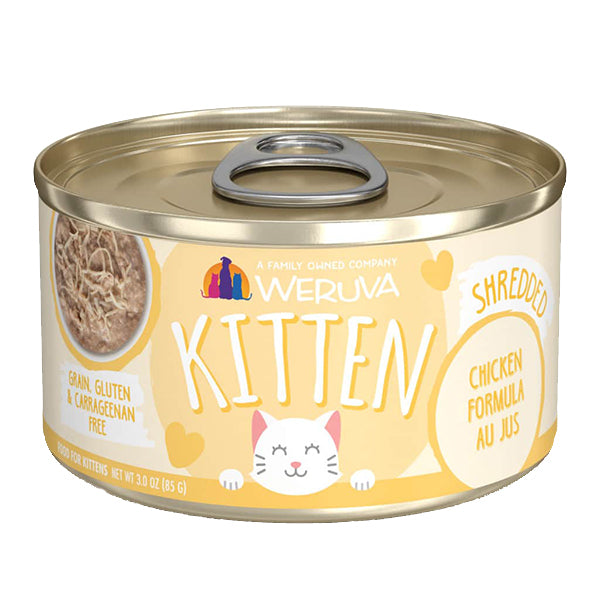 Shredded Chicken Formula Au Jus Grain-Free Wet Canned Kitten Food