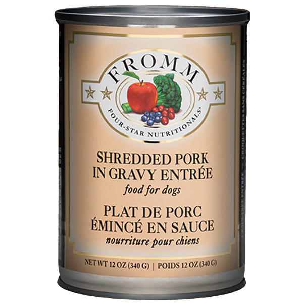 Shredded Pork in Gravy Entrée Grain-Free Wet Canned Dog Food