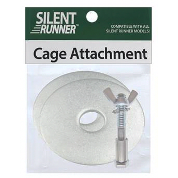 Silent Runner Cage Attachment for Small Animal Running Wheel
