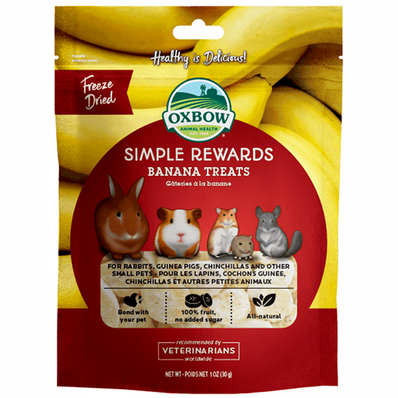 Simple Rewards All Natural Oven Baked Small Animal Treats Banana