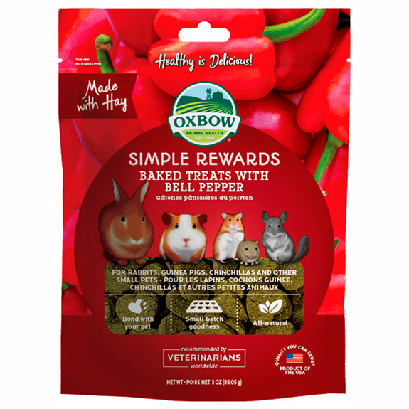 Simple Rewards All Natural Oven Baked Small Animal Treats Bell Pepper
