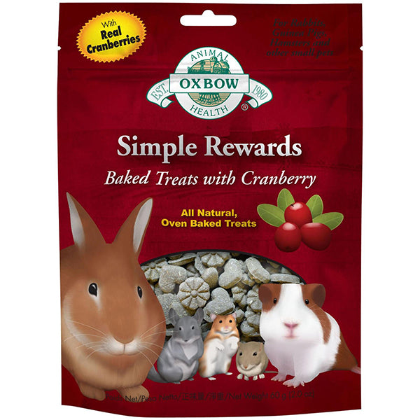 Simple Rewards All Natural Oven Baked Small Animal Treat Cranberry