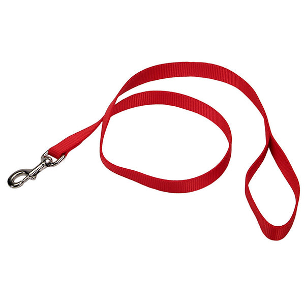 Single-Ply Nylon Leash Red