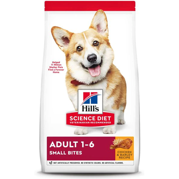 Adult 1 - 6 Small & Mini Chicken & Barley Recipe Dry Dog Food