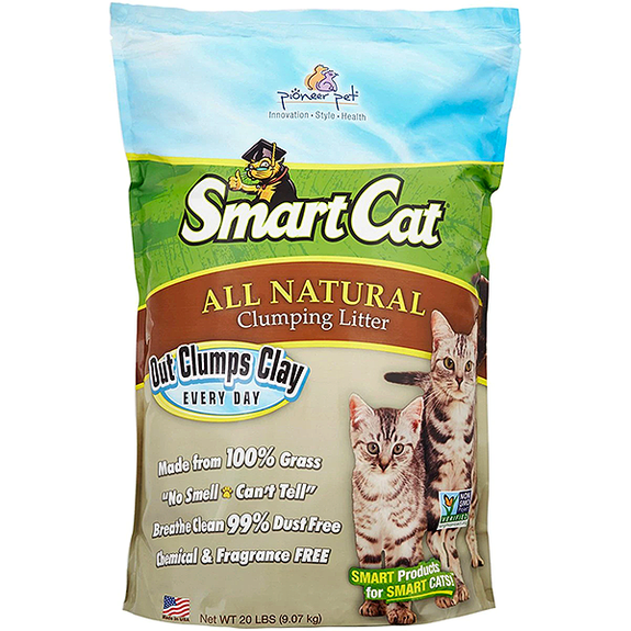 SmartCat All Natural Grass Clumping Cat Litter