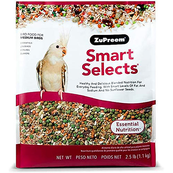 Smart Selects Blend of Healthy Nutrition Medium Bird Food