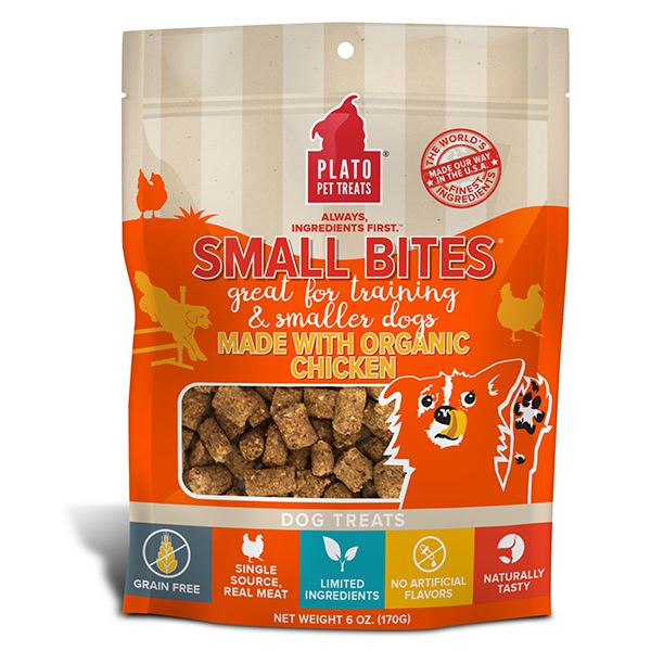 Small Bites Organic Chicken Grain-Free Dog Treats
