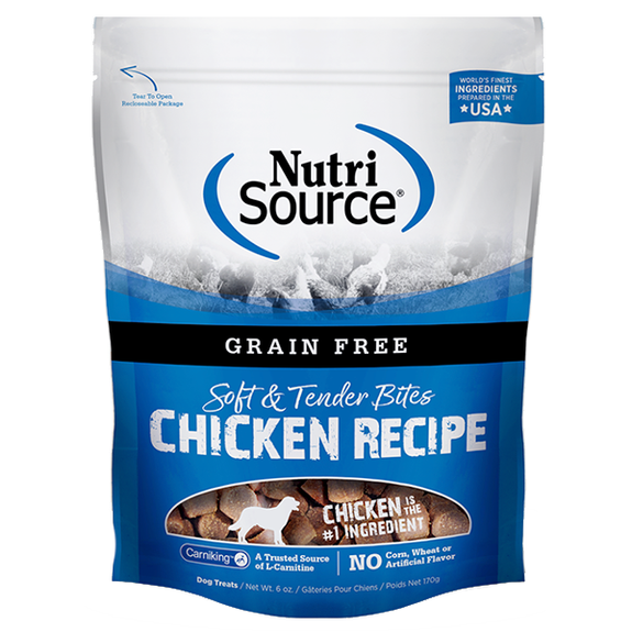 Soft & Tender Bites Chicken Recipe Grain-Free Dog Treats