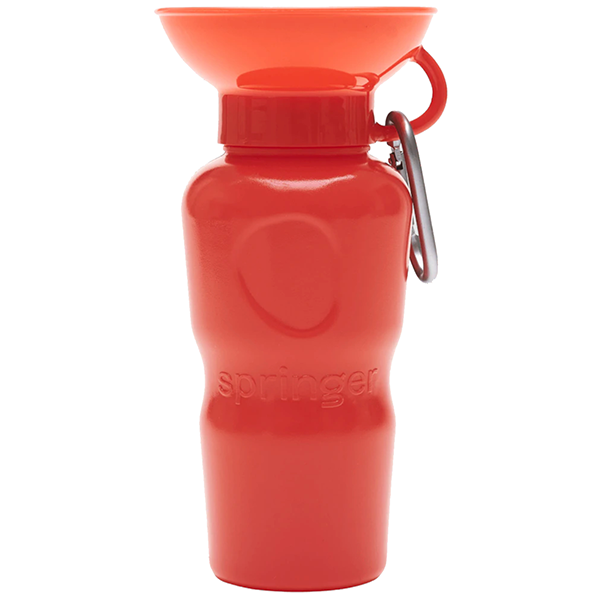 Classic Travel Water Bottle for Dogs Red