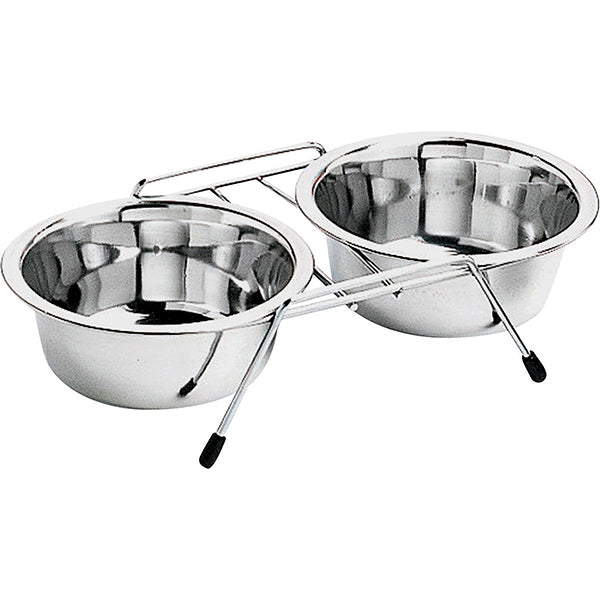 SPOT Stainless Steel Double Diner Bowl Set