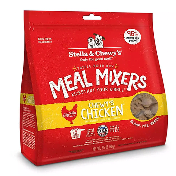 Meal Mixers Chewy's Chicken Freeze-Dried Raw Dog Food Topper