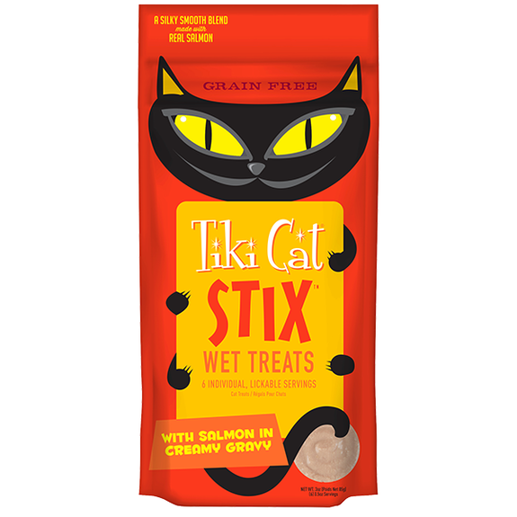 Stix Salmon Grain-Free Wet Mousse Cat Treats