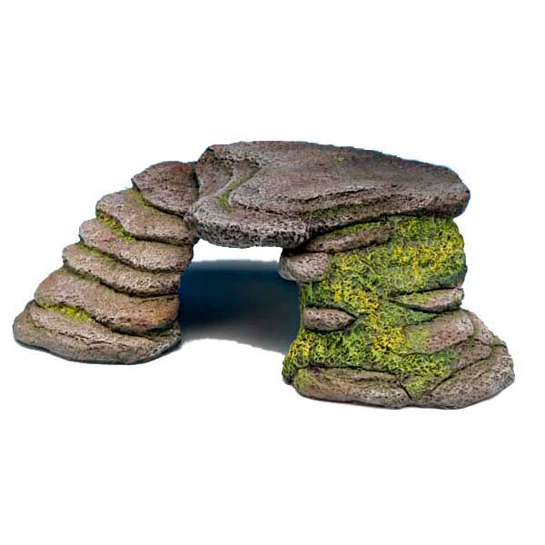 Reptology Artificial Stone With Moss Reptile Habitat Addition Hideout