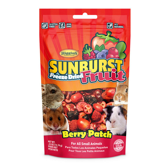 Sunburst Freeze-Dried Fruit Berry Patch Small Animal Treats