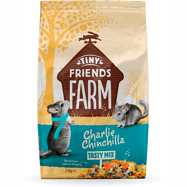 Tiny Friends Farm Charlie Chinchilla Food Tasty Mix