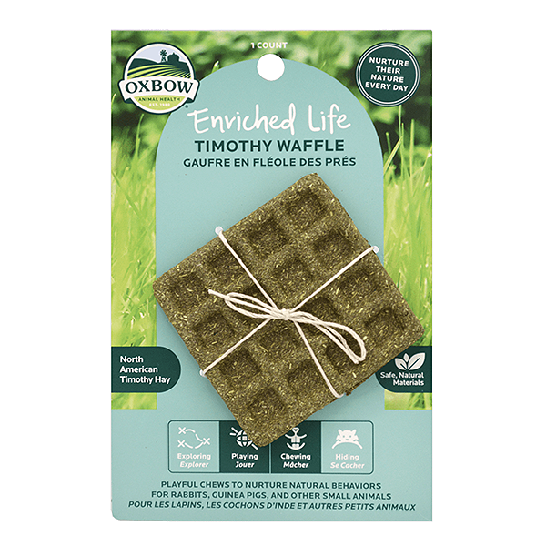 Enriched Life Timothy Waffle Small Animal Treat & Toy