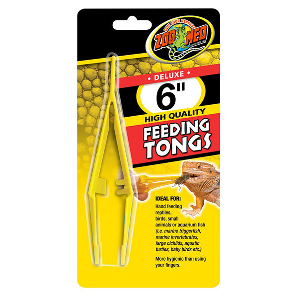 Yellow Plastic Feeding Tongs Reptile Feeding Tool
