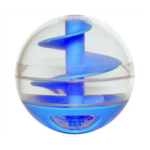 Catit Treat Ball Plastic Treat-Dispensing Toy Blue