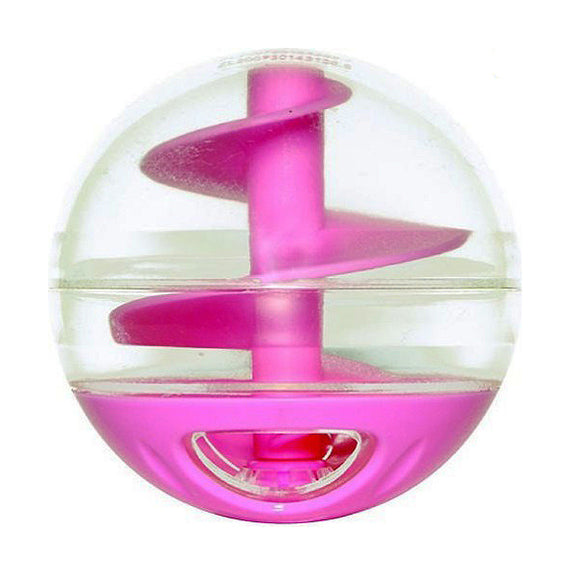 Catit Treat Ball Plastic Treat-Dispensing Toy Pink