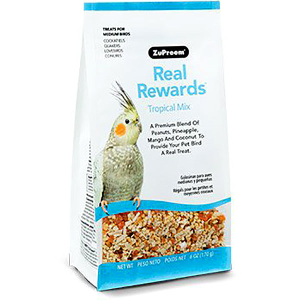 Real Rewards Tropical Mix Medium Bird Treats