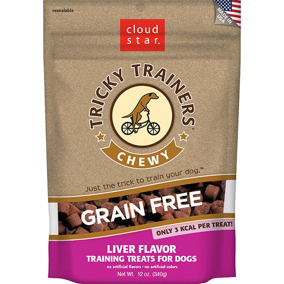 Tricky Trainers Soft & Chewy Liver Flavor Grain-Free Dog Treats