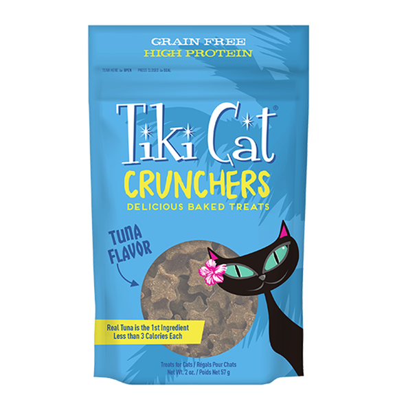 Crunchers Tuna Flavor Grain-Free Crunchy Cat Treats
