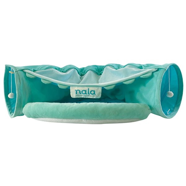 Tunnel Bed Chase, Play & Nap Cat Toy Teal