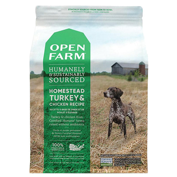 Homestead Turkey & Chicken Recipe Grain-Free Dry Dog Food