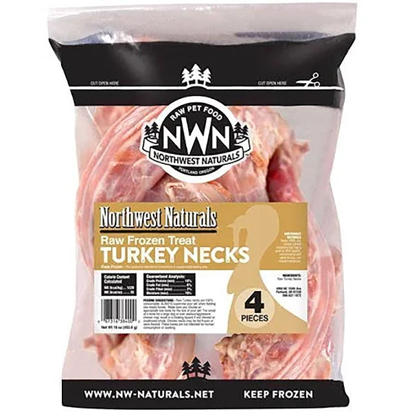 Raw Meaty Bones Turkey Necks Frozen Recreational Raw Dog Chew