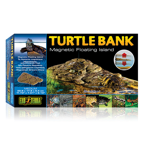 Turtle Bank Magnetic Basking Area for Turtles Habitat Addition