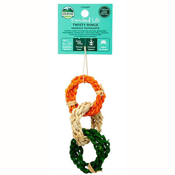 Enriched Life Twisty Rings Small Animal Hanging Chew & Toy