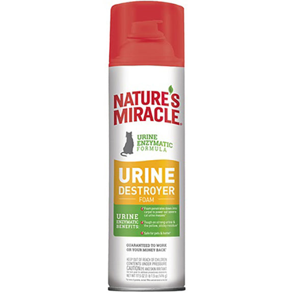 Just For Cats Urine Destroyer Enzymatic Formula Foam Cleaning Solution