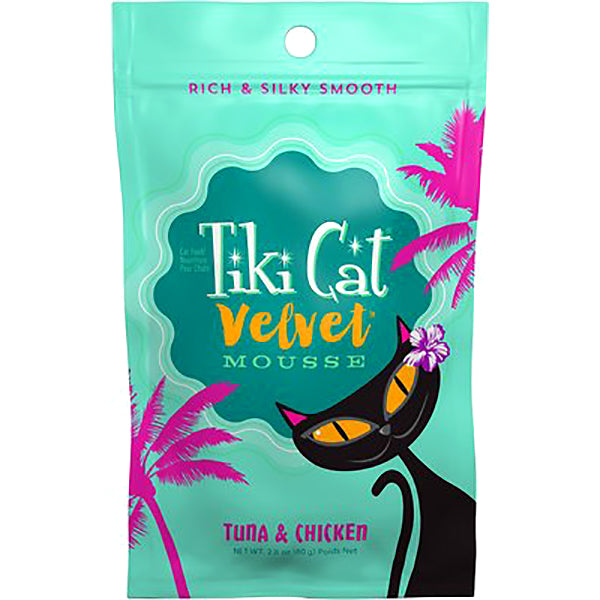 Velvet Mousse Tuna & Chicken in Broth Grain-Free Wet Pouch Cat Food