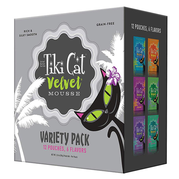 Velvet Mousse Variety Pack Grain-Free Wet Pouch Cat Food