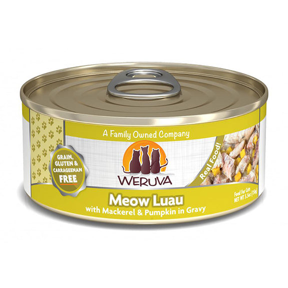 Meow Luau With Mackerel and Pumpkin Canned Grain-Free Cat Food