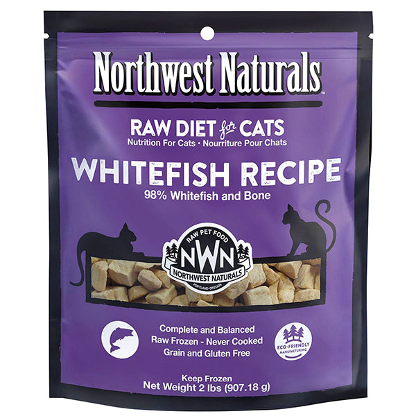 Nibbles Whitefish Recipe Frozen Raw Cat Food