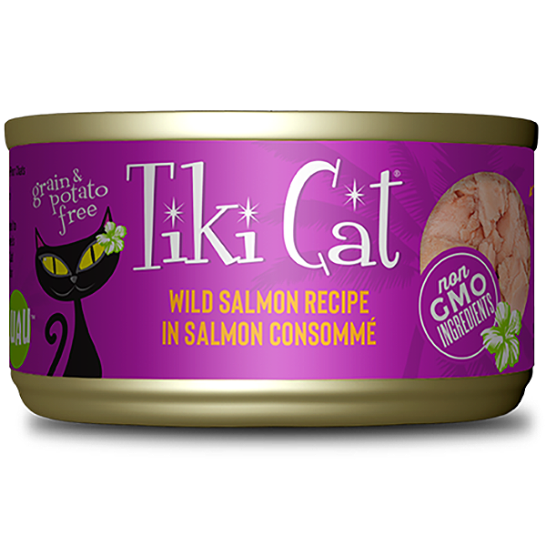 Hanalei Luau Wild Salmon in Salmon Consomme Grain-Free Wet Canned Cat Food