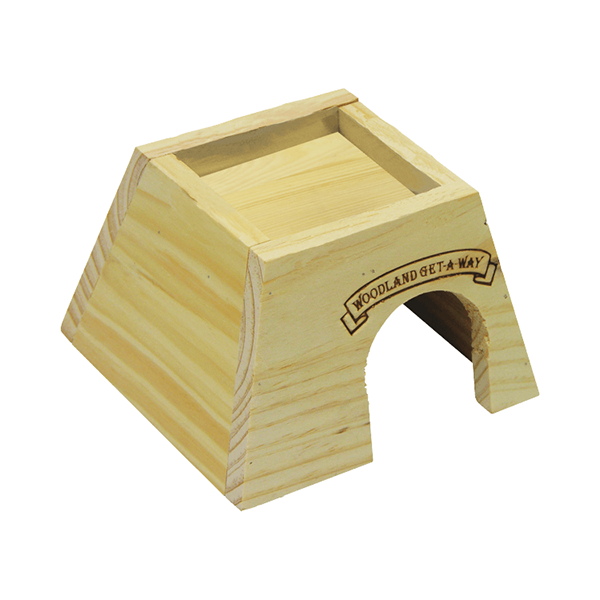 Woodland Get-A-Way Wood Small Animal Hideout