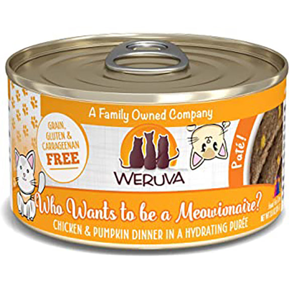 Who Wants to be a Meowionaire? Chicken & Pumpkin Dinner Grain-Free Wet Canned Cat Food