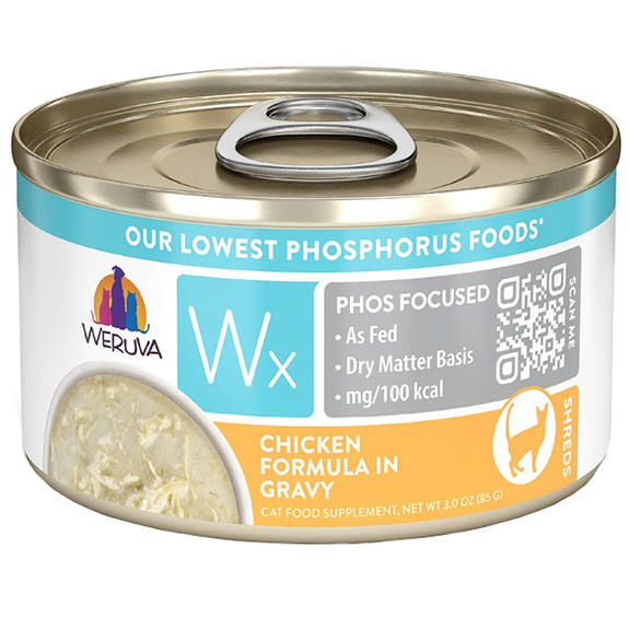 Wx Low Phosphorus Chicken Formula in Gravy Grain-Free Wet Canned Cat Food